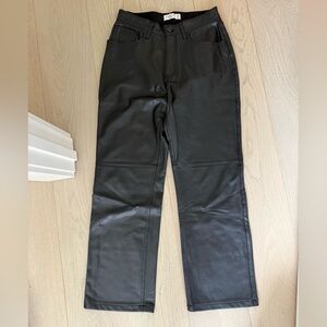Abercrombie & Fitch Leather Trousers - The 90s Baggy Low Rise